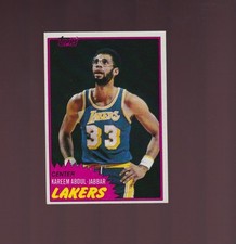 1981 - 82 Topps #20 Kareem Abdul Jabbar near mint