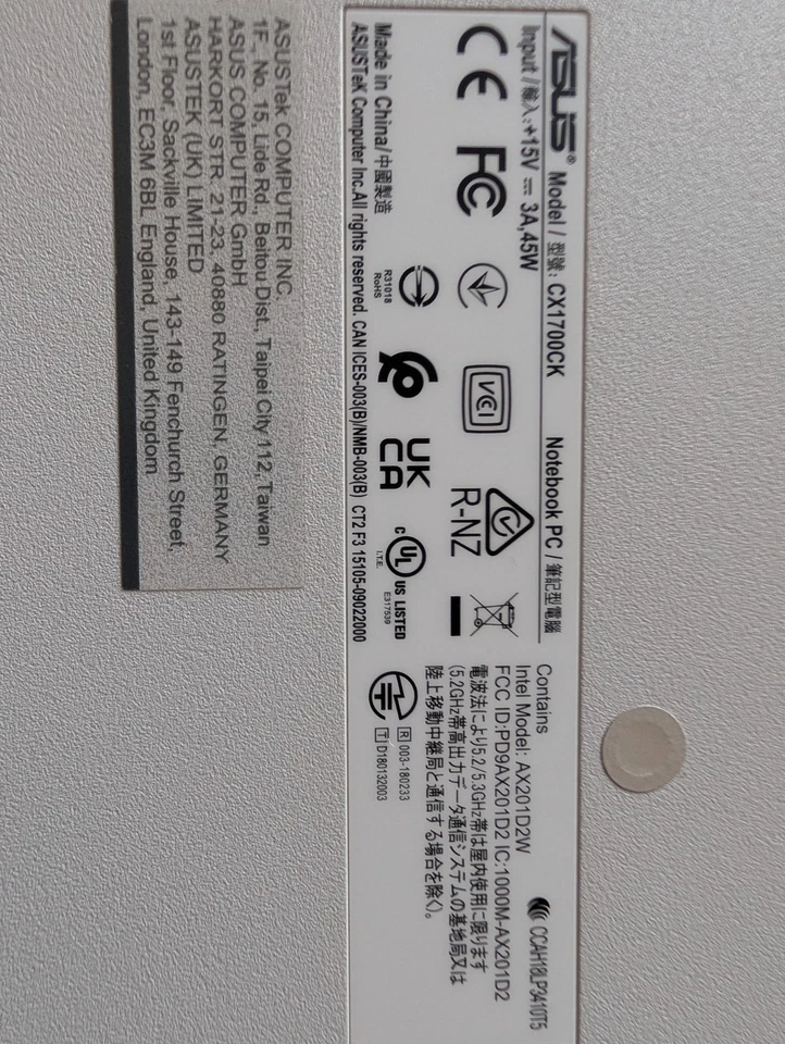 ASUS CX1700 17.3" Chromebook - Perfect for Students & Basic Computing Needs - Image 3 of 3