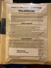 Brand New in Shrink Wrap.TeleMagic CRM Software Windows 2.0a. Diskettes.