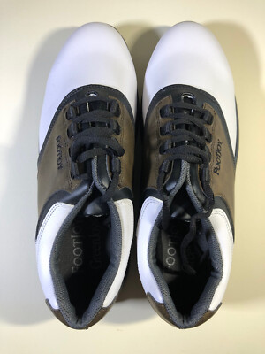 Footjoy Greenjoys Mens Size- 11m Brown/White Soft Cleats  display picture 1