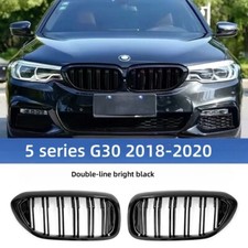 For BMW 5 Series M5 G30 G31 G38 520i 530i 540i 2017-20 2-Slat Front Bumper Grill