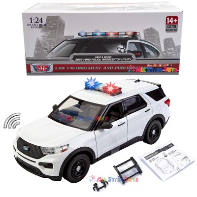 2022 Ford Explorer Police Interceptor Utility Light & Sound MOTORMAX 79541 white