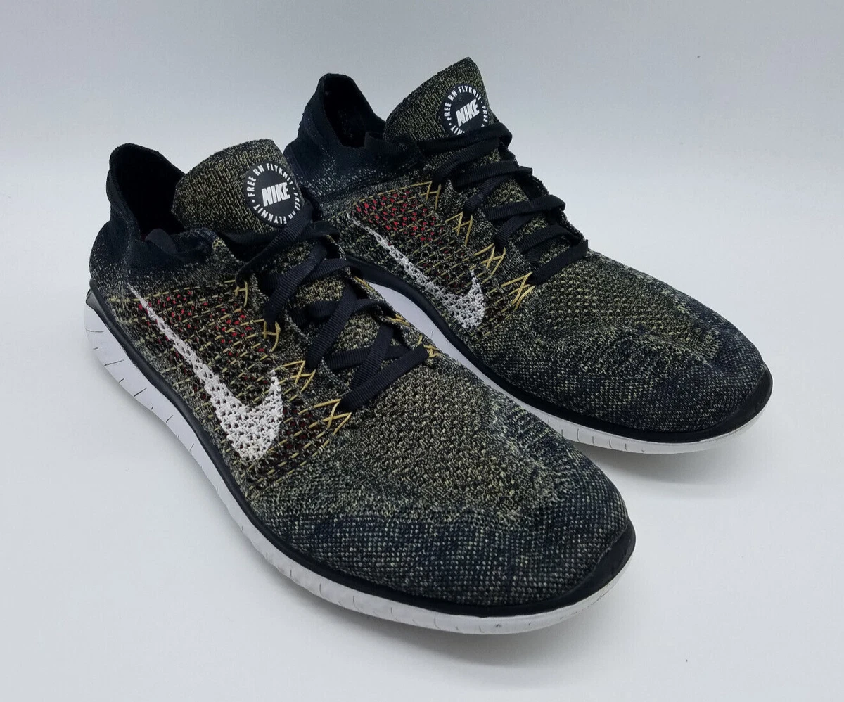 Nike free rn flyknit 2018 cheap men's running shoes