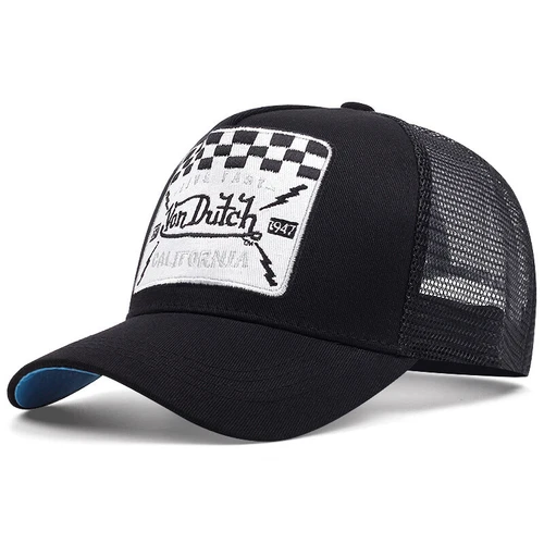 Fashion VON DUTCH Style Trucker Cap Tampa - Foam Baseball Cap Hat Logo Mesh Cap - Picture 24 of 24