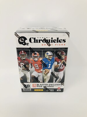 New 2021 Panini NFL Chronicles Draft Picks Football Cards Blaster Box SEALED