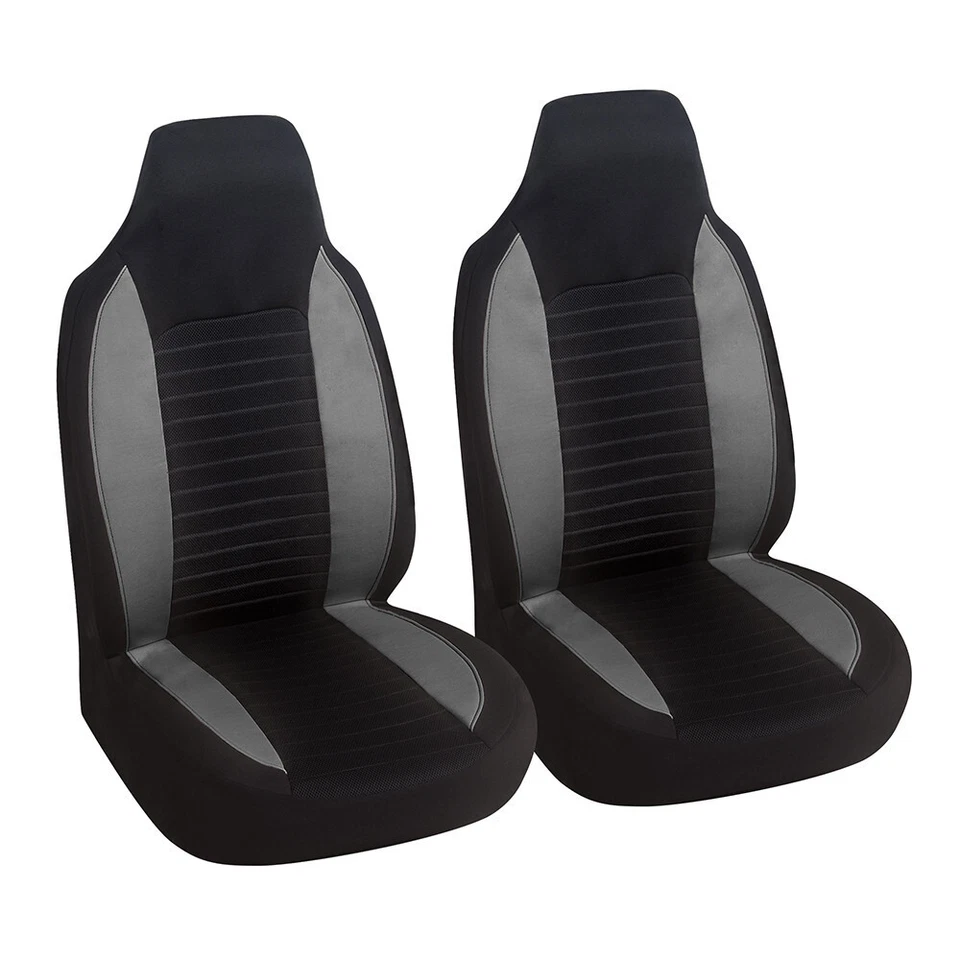 Cubo de respaldo alto asiento delantero tela fundas asiento coche alfombrilla protección accesorios Foto 3 de 4