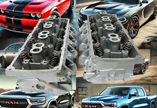2 Jeep Chrysler Dodge 300 Durango Magnum 5.7 Hemi V8 Ohv Cylinder Heads 02-07 2 Jeep Chrysler Dodge 300 Durango Magnum 5.7 Hemi V8 Ohv Cylinder Heads 02-07