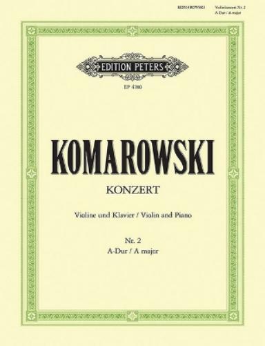 Thumbnail - `komarowski, Anatoli` Violin Concerto No 2 In A Major Book Neu