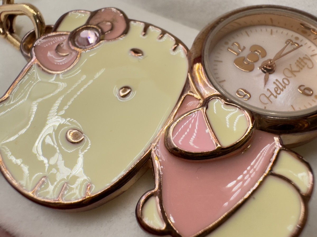 Sanrio Hello Kitty watch 40th anniversary Keychain watch  display picture 2