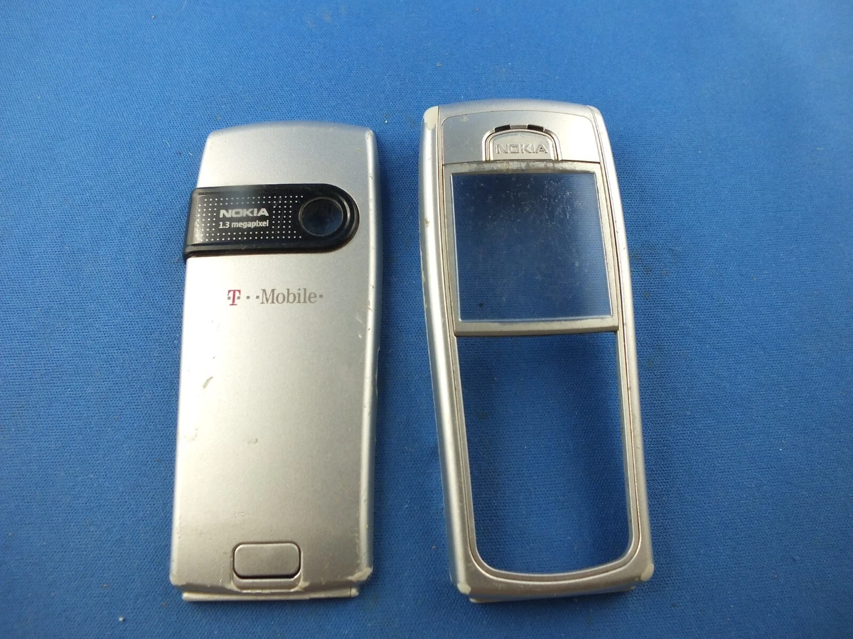 Coque Complète Et Clavier Pour Nokia 6230i – Housing Vintage Gris – Neuf, Pièce D'Origine