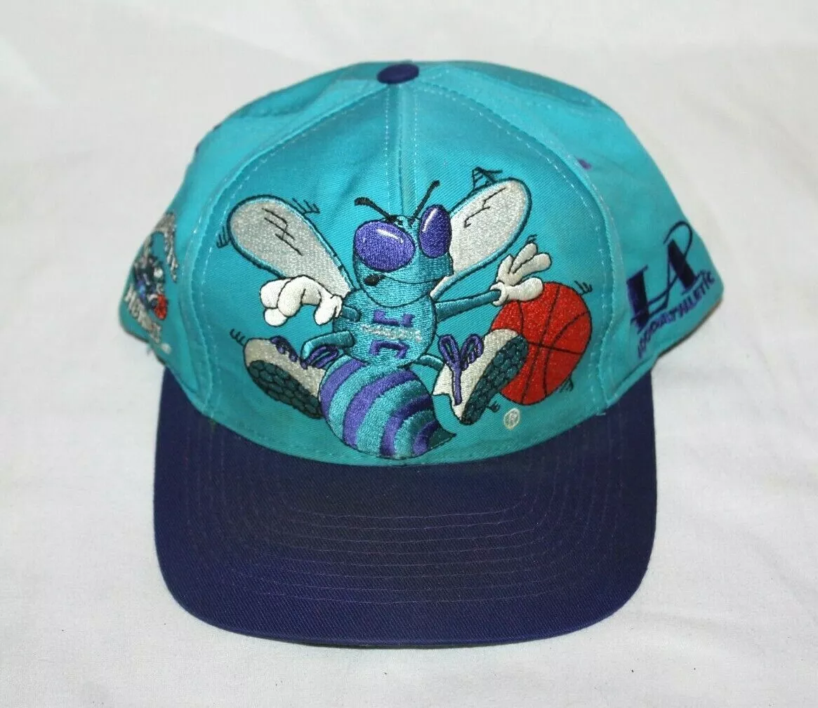 Vintage Snapback Snap Back Hat Charlotte Hornets G Cap Logo 90's Wool New  With Tags NWT NBA Basketball LJ Grandmama Muggsy – For All To Envy