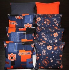AUBURN University TIGERS CORNHOLE BEAN BAGS 8 ACA Regulation Bags Top Quality 