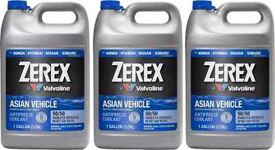 3PK ZEREX Coolant / Antifreeze for Honda Acura Civic Accord Prelude Odyssey CR-V