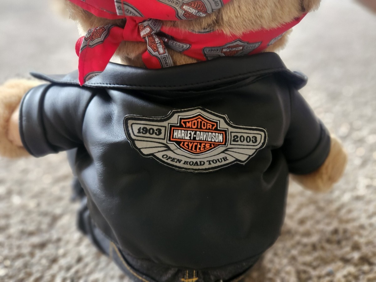 2003 Harley Davidson Bear 100th Anniversary Open Road Tour Plush