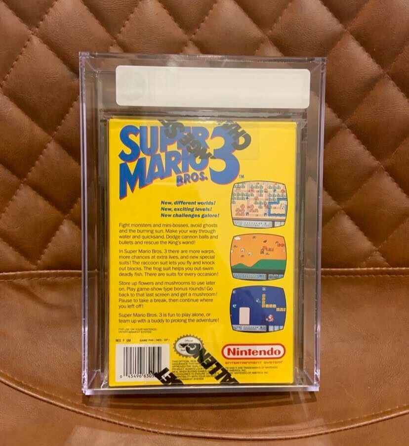 Nintendo NES Super Mario Bros III 3 Sealed VGA 95 MINT Archival