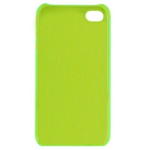 Etui ochronne Hard Case Etui na telefon komórkowy iPhone 4 i 4S przezroczyste/zielone - Zdjęcie 2 z 2