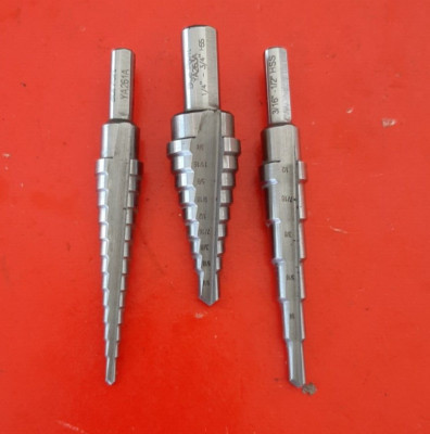 Blue Point Tools 3 Piece Step Drill Bit Set 1/8'' to 3/4'' YAS203A?