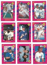 1990 Classic Update Pink Baseball Cards You Pick & Choose Maddux/Brett/Murphy