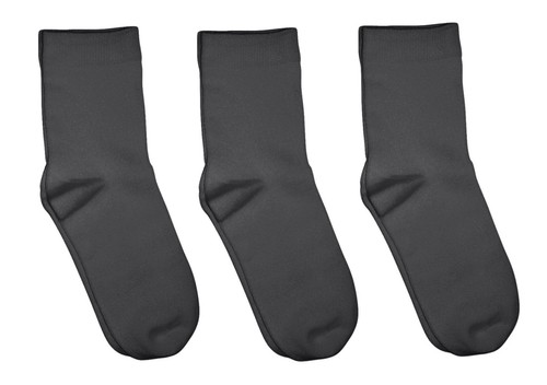 Kids School Solid Color Bamboo Seamless Socks 3 PACK Collection by Rambutan - Picture 8 of 8