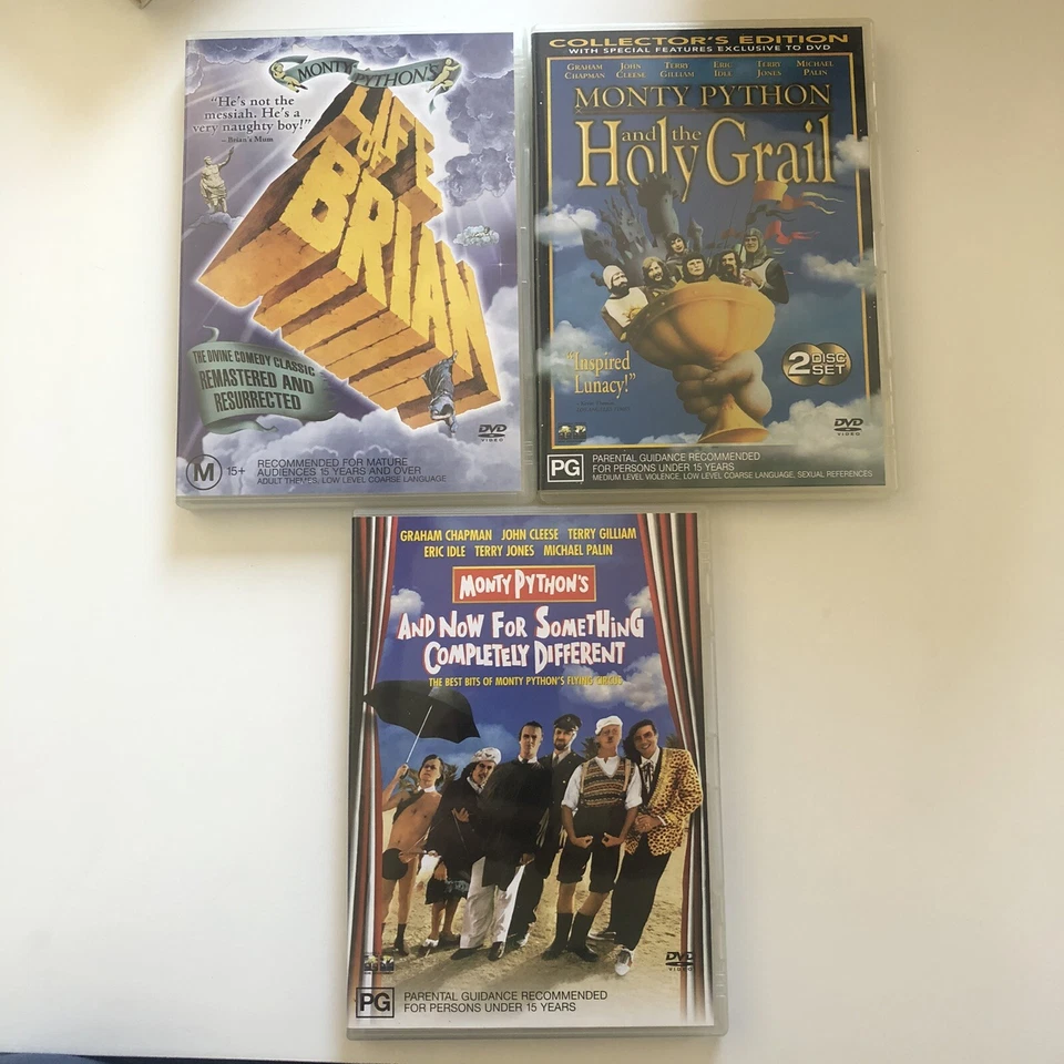 Monty Python Pack (DVD, 2005, 4-Disc Set) region 4 + free post John Cleese - Image 3 of 4