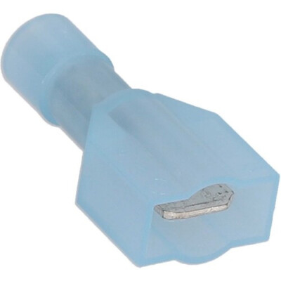 Blue Nylon Male Quick Disconnect Fully Insulated .250 (100 pack)