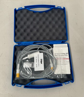 Drager 6871950 MCable Mainstream CO2 Reusable w/6872159 Extension Cable