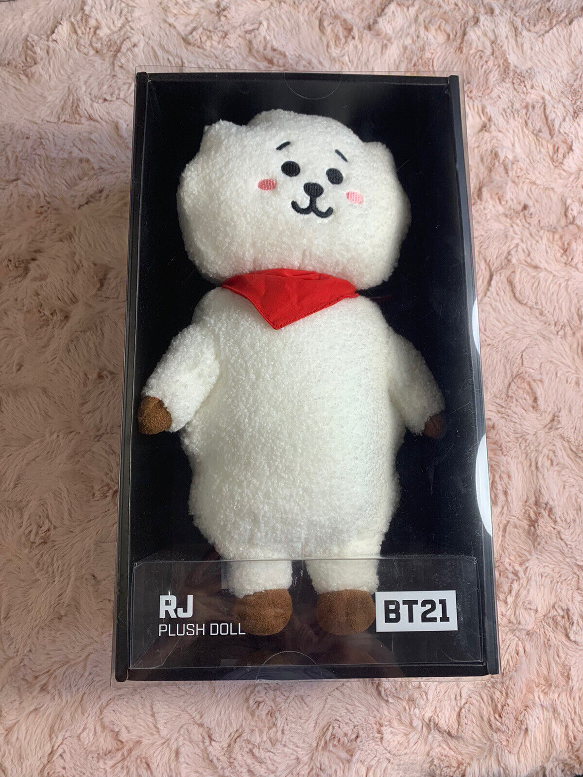 Official Line Friends RJ Standing Doll Plush BTS BT21 New In Box