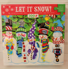 300 Piece Ceaco Puzzle Let It Snow - Complete