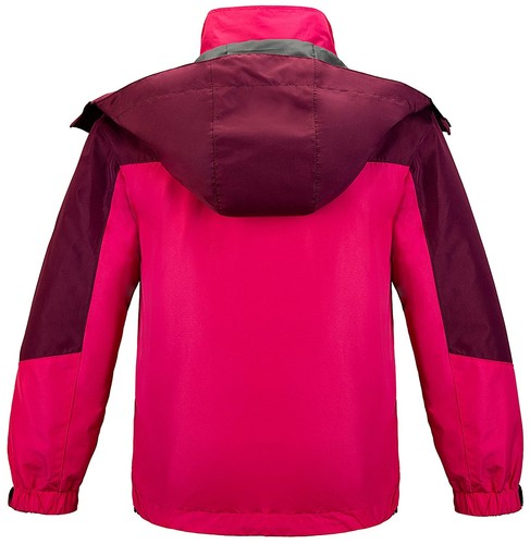 Wantdo Kid Girl Winter 3 in 1 Jacket Waterproof Fleece-Lined Puffer Jacket Coat - Picture 4 of 30