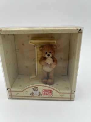 Gotta Getta GUND Teddy Bear Thinking of You Yellow Letter I Figure Nursery Decor