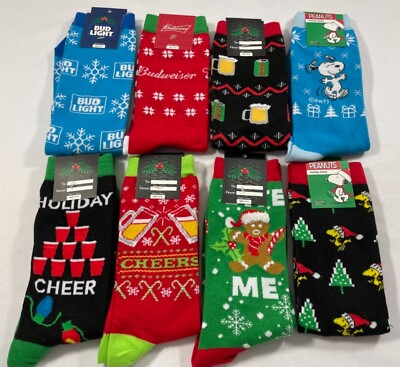 HOLIDAY SOCKS VARIOUS DESIGNS SIZE 10-13 (ONE PAIR)