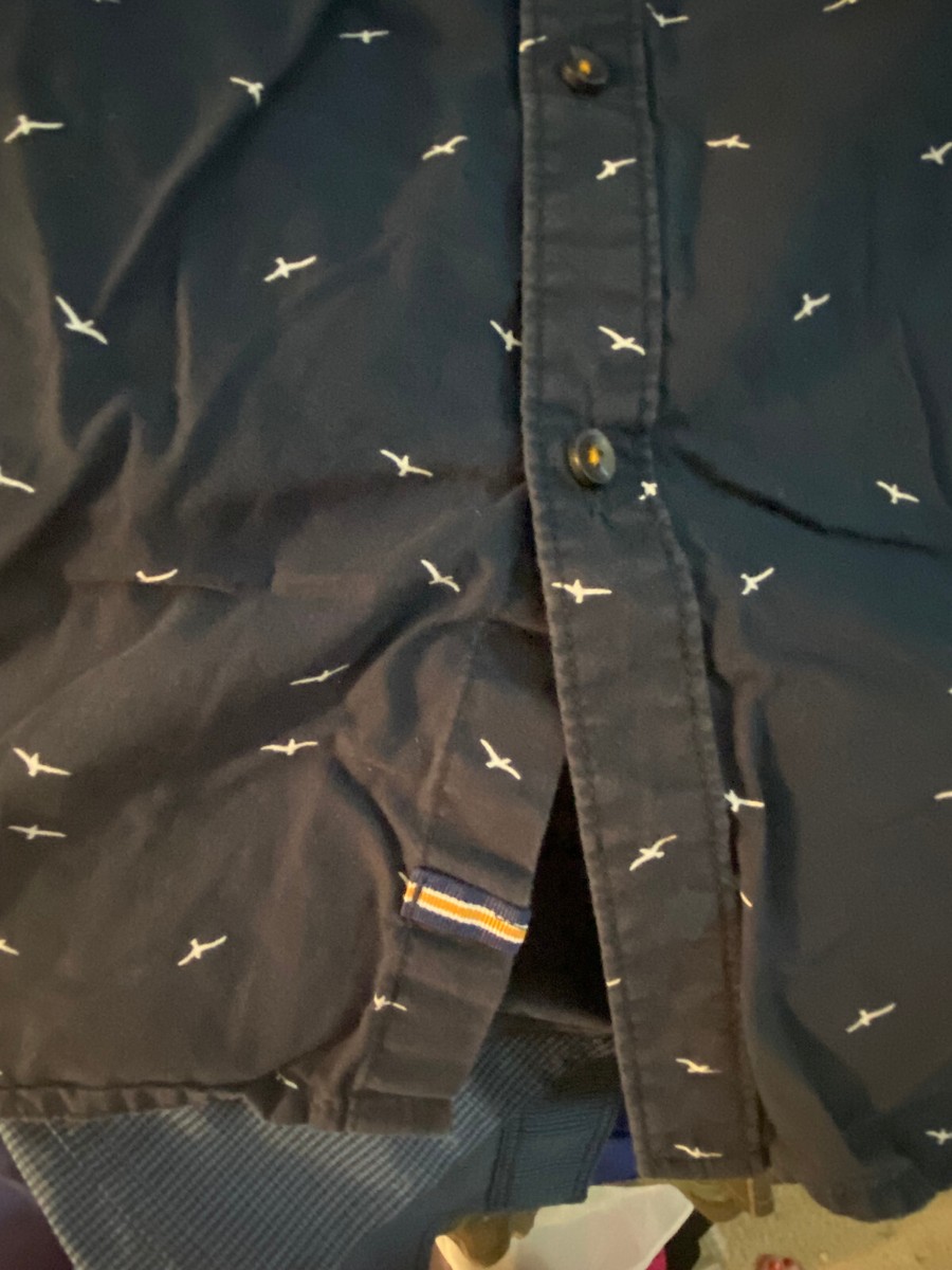 Chemise manches courtes avec palmiers bleu | The Kooples