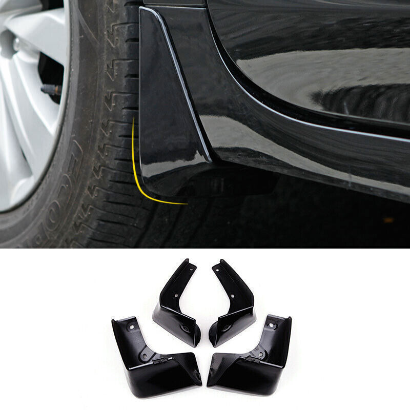4-Piece Splash Guard Set For Nissan Altima L33 Sedan (2013-2018) – Front & Rear Mud Flaps, Black PP+TPE Material – Not For SR Or Nismo Models 6 thumbnail image