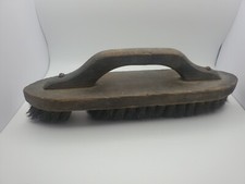 Antique Horsehair Shoeshine Brush  10.5"