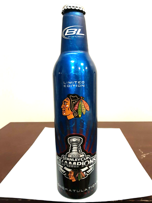 BUD LIGHT EMPTY NHL CHICAGO BLACKHAWKS 2010 STANLEY CUP CHAMPIONS