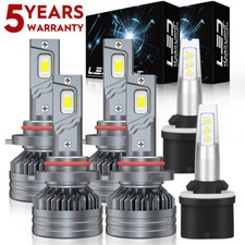 For Tahoe 2001-2006 - 6x Combo LED Headlight High Low Beam Fog Light Bulbs M9QC
