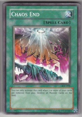 YU-GI-OH Chaos End Common englisch IOC-036 Chaos Ende