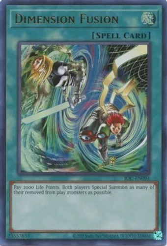 Near Mint Dimension Fusion - IOC-EN094 - Ultra Rare - Unlimited 25th Anniversary
