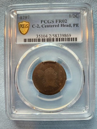 1797-P Half Cent — photo from the most recent tracked eBay sale