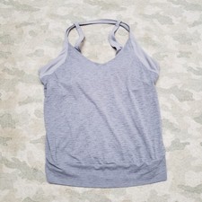 Prana Tank Top Womens Small Gray Pullover Sleeveless