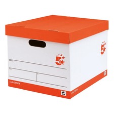 Large Archive Storage Boxes Cardboard 5 Star Pack 10 | 24 Hour Weekday Delivery