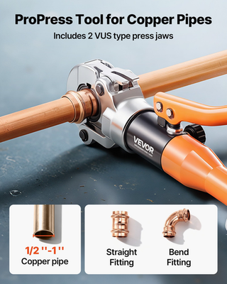 #ad Copper Pipe Crimping Tool Hydraulic Driven Pro Press Tool with 1 2quot; 3 4quot; 1quot; $116.23