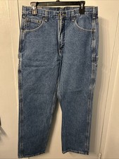 Carhartt Carpenter Pants Jeans Denim W34x30 Relaxed Fit Work Casual Vtg