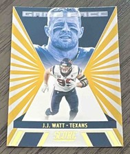 2021 Panini Score #GF4 J.J. Watt Game Face Houston Texans