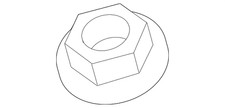 Genuine Toyota Wiper Arm Nut 90080-17184