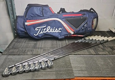 (8) Callaway Rogue Pro CF18 Golf Clubs with True Temper XP105 Shafts & Golf  Bag