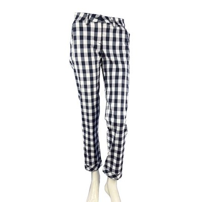 CHERVO Golf Damen Hose Sigla SUN BLOCK navy weiß kariert 15E Gr.36 neu