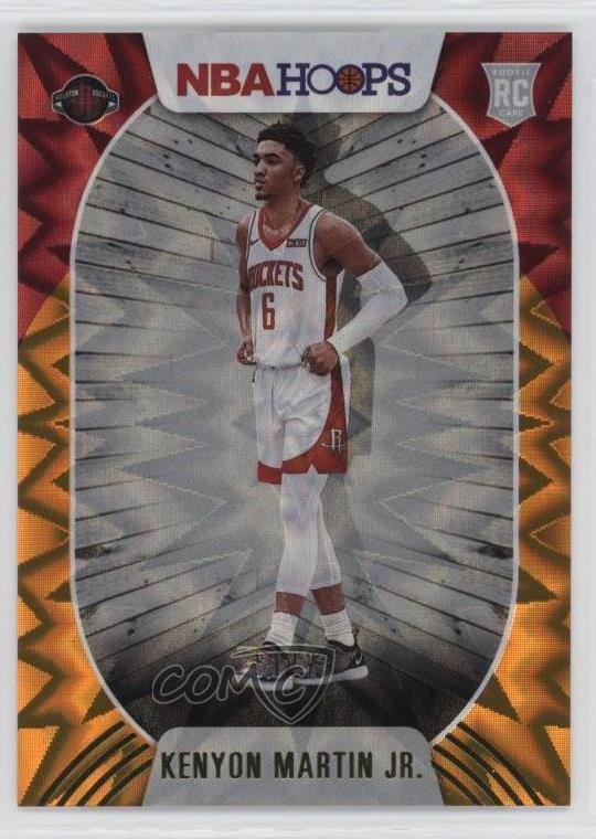 2020-21 Panini NBA Hoops Orange Explosion /25 Kenyon Martin Jr #232 Rookie RC