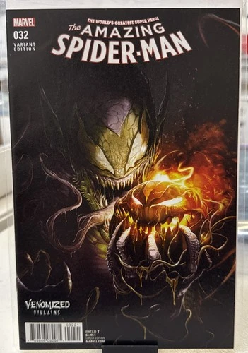 Amazing Spider-Man #32 Mattina 🕷️ Venomized Villains Variant VF/NM 9.0 (2017)