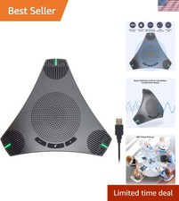 Versatile USB Conference Microphone  Speaker for Home Office or Business